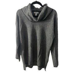 Calvin Klein Gray Cowl Neck Long Sweater